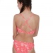 Costum de baie fete Speedo DazzleGeo Allover X Back 2 Piece Girl Phoenix Red/Powder Blush