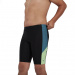 Costum de înot pentru băieți Speedo Dive Jammer Boy Black/Swell Green/Zest Green