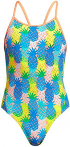 Costum de baie fete Funkita Juicy Fruit Diamond Back One Piece Girls