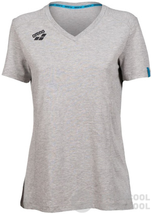 Arena Women Team T-Shirt Panel Medium Grey/Heather