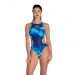 Arena One Floating Tech Back One Piece Silver/White/Navy