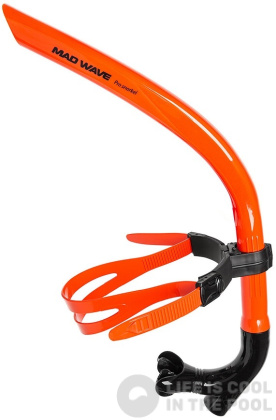 Mad Wave Pro Snorkel Orange