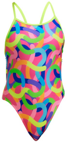 Funkita Curly Wurly Single Strap One Piece Girls