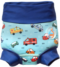 Costum de înot pentru sugari AquaKiddo Swim Nappy Cars