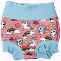 Costum de înot pentru sugari AquaKiddo Swim Nappy Unicorn