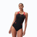 Speedo Placement Laneback Black/Siren Red/Plum Dandy